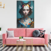 リリー キャンバスプリント (インサイチュ (リビング))