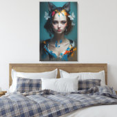 リリー キャンバスプリント (インサイチュ (寝室))