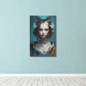 リリー キャンバスプリント (インサイチュ (ウッドフロア))