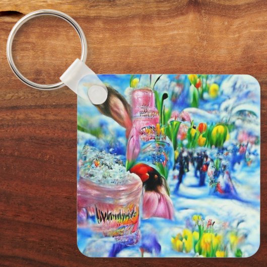 リリー キーホルダー (正面)