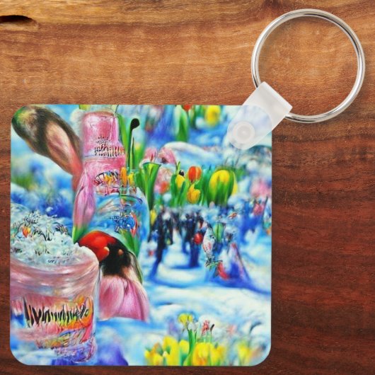 リリー キーホルダー (裏面)