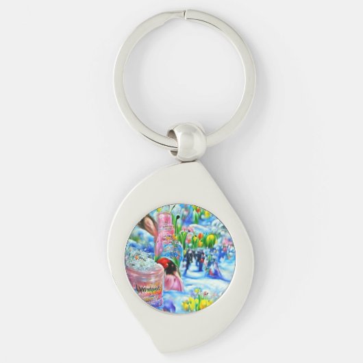 リリー キーホルダー (正面)