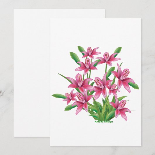 リリー シーズンカード (正面/裏面)