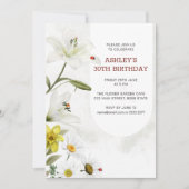 リリー&ダフォジル誕生日 招待状 (正面)