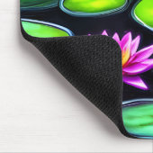 リリー・パッドの小さなカエル マウスパッド (コーナー)