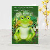 リリー・パッド・トーク カード (黄色い花)