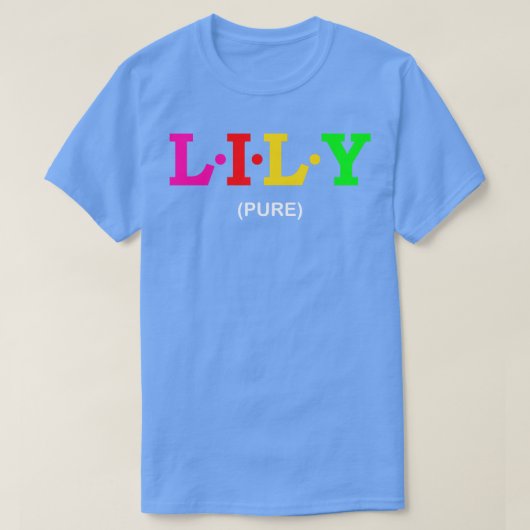 リリー・ピュア Tシャツ (デザイン正面)