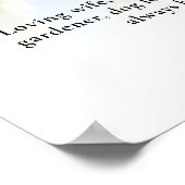 リリー・フラワーのお別れと生を祝う写真葬儀 ポスター (角)