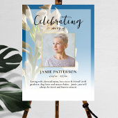 リリー・フラワーのお別れ会 写真 お葬式 ポスター