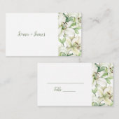 リリー ブロッサム エレガンス プレイスカード (正面/裏面)