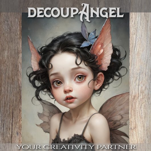 リリー・ベル小妖精や小人 – デコページ –  薄葉紙