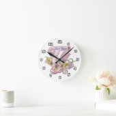 リリー・ボティシャン ラウンド壁時計 (ホーム)
