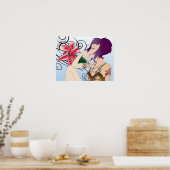 リリー ポスター (キッチン)