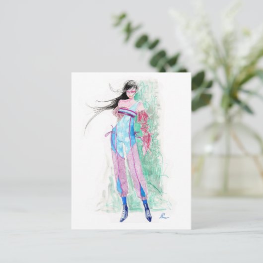 リリー ポストカード (スタンド正面)