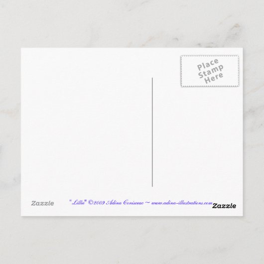 リリー ポストカード (裏面)