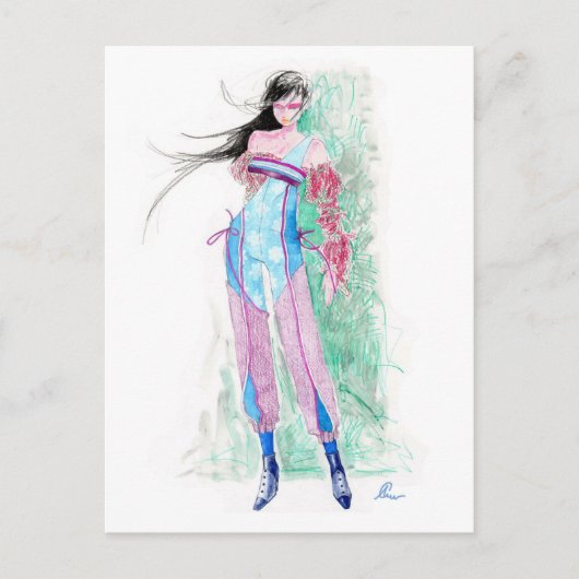 リリー ポストカード (正面)