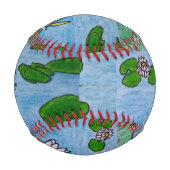 リリー・ポンドおめでとう!やったぞ！ 野球ボール (裏面)