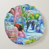 リリー ラウンドクッション (裏面)