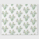 リリー ラッピングペーパー (フラット)