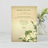 リリー　結婚記念日　招待 招待状 (スタンド正面)