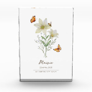 リリー 誕生月の花 フォトブロック