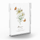 リリー 誕生月の花 フォトブロック (左)