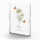 リリー 誕生月の花 フォトブロック (右)