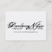 リリーP6588ミニプリント 名刺 (裏面)