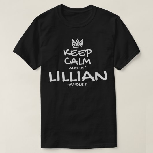 リリ保アンの名パーソナライズされた前の皮肉 Tシャツ (デザイン正面)