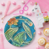 リリ池紙プレート ペーパープレート (パーティー)