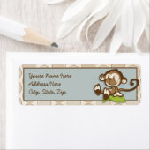 リルかわいいサルの住所 シール (インサイチュ)