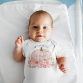 リルエレガントパンプキンベビーガール ベビーボディスーツ