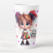 リルガール予測できなハートブレーカーラテマグ カフェラテマグ (正面)