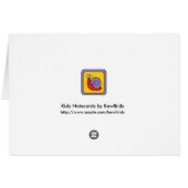 リルゴルフ男の赤ちゃん空白のカード (裏面横)