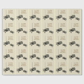 リルスパイダーハロウィーンベビーシャワーギフトラップ ラッピングペーパー (フラット)