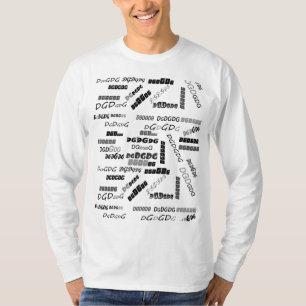 リルダークバックドアDGDGGDGブラックラップの Tシャツ