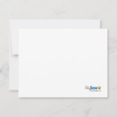 リルファイヤートラックベビーシャワー招待状 招待状 (裏面)