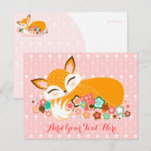 リルフォキシーカブカウトベビーキツネカスタムはがき ポストカード (正面/裏面)