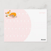 リルフォキシーカブカウトベビーキツネカスタムはがき ポストカード (裏面)