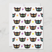 リルブラック猫ちゃん 招待状 (裏面)