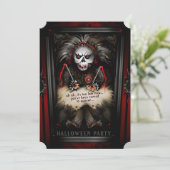 リルブードゥードールスケルトンハローウィンパーティ 招待状 (スタンド正面)
