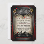 リルブードゥードールスケルトンハローウィンパーティ 招待状 (裏面)