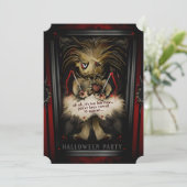 リルブードゥードールハローウィンパーティファミリー招待状 招待状 (スタンド正面)