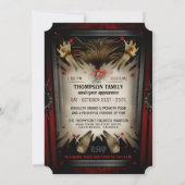 リルブードゥードールハローウィンパーティファミリー招待状 招待状 (裏面)