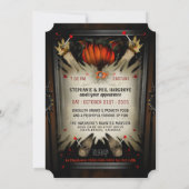 リルブードゥードールパンプキンハローウィンパーティ招待状 招待状 (裏面)