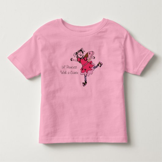 リルプリンセス幼児"T" トドラーTシャツ (正面)
