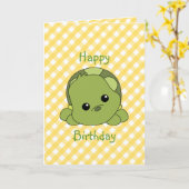 リルベビーカメ カード (黄色い花)