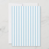 リルベビーピーコック 招待状 (裏面)