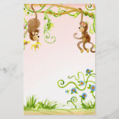 リルモンキーガールベビーシャワーアドバイス (裏面)