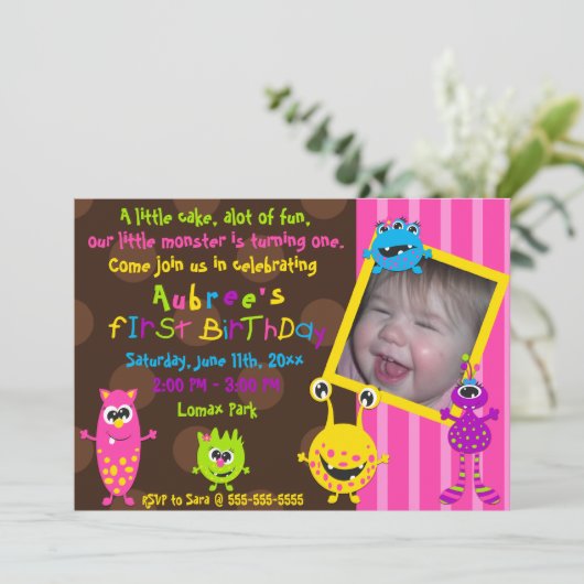 リルモンスターズファースト誕生日。 招待状 (スタンド正面)